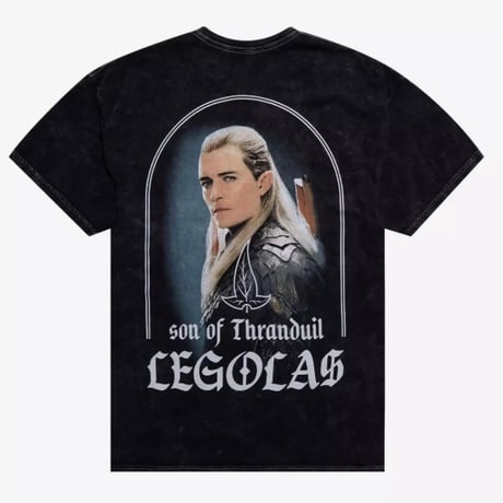 【USA直輸入】　LOTR　ロード　オブ　ザ　リング　レゴラス　バックプリント　Tシャツ  エルフ オーランド　ブルーム　　指輪物語　ロートオブザリング