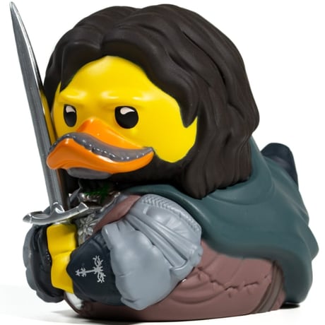 【USA直輸入】　ロードオブザリング　Aragorn　アラゴルン　7　コレクタブル　ダック　TUBBZ　フィギュア　映画　movie　あひる　ラバーダック 　指輪物語 　ソロンギル　アヒル lotr
