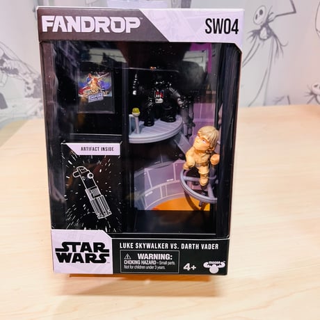 【USA直輸入】 STAR WARS　スターウォーズ　 ファンドロップ　SW04　ダースベイダー　ルークスカイウォーカー　フィギュア　FANDROP　ジオラマ　映画　シーン
