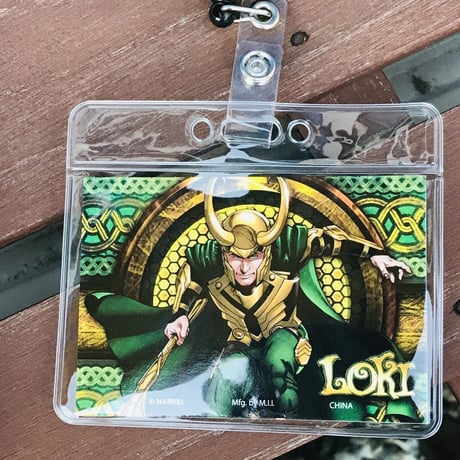 【USA直輸入】MARVEL　マイティソー　ロキ　リール付き　ランヤード　ネックストラップ  　IDホルダー　カードケース  LOKI　マーベル　マイティ　ソー　アベンジャーズ