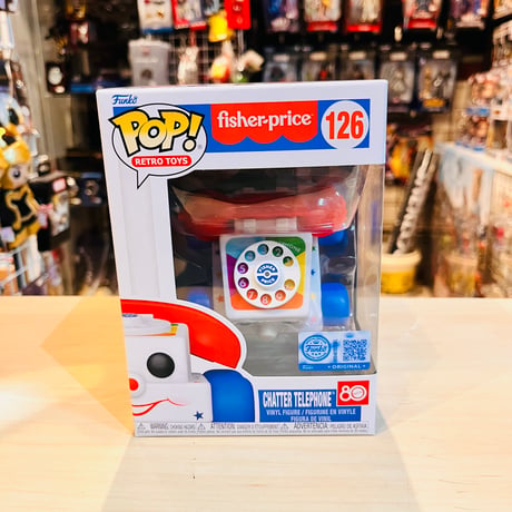 【USA直輸入】　POP！ フィッシャープライス　チャッターフォン　126 　ポップ　フィギュア　FUNKO　  DISNEY　トイストーリー　ファンコ　ディズニー　ピクサー
