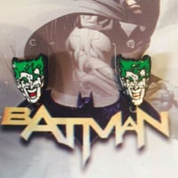 【ＵＳＡ直輸入】DCコミックス　ジョーカー　スタッド　ピアス　正規ライセンス品