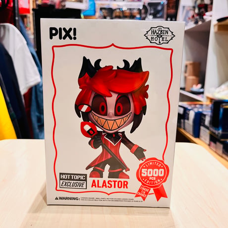 【USA直輸入】 PIX!  ハズビンホテル　アラスター　フィギュア　5000体限定 スリルジョイ　HAZBINHOTEL  アマプラ　ヘルヴァボス　ラジオデーモン 　アラスター