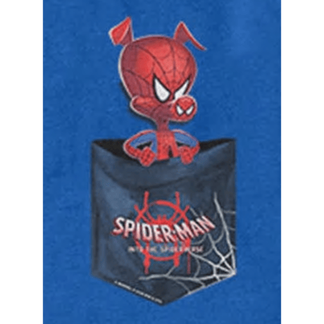 【USA直輸入】MARVEL　 スパイダーバース　ポケットから　スパイダーハム　Tシャツ　スパイダーマン　マーベル　SPIDER-VERSE 　SpiderHam 　ハム　ピーター・ポーカー　アース