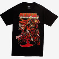【USA直輸入】MARVEL　デッドプール　いっぱい　Tシャツ　マーベル 　デップ deadpool
