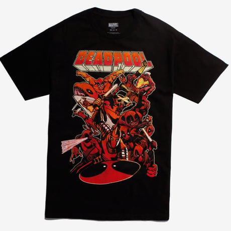 【USA直輸入】MARVEL　デッドプール　いっぱい　Tシャツ　マーベル 　デップ deadpool