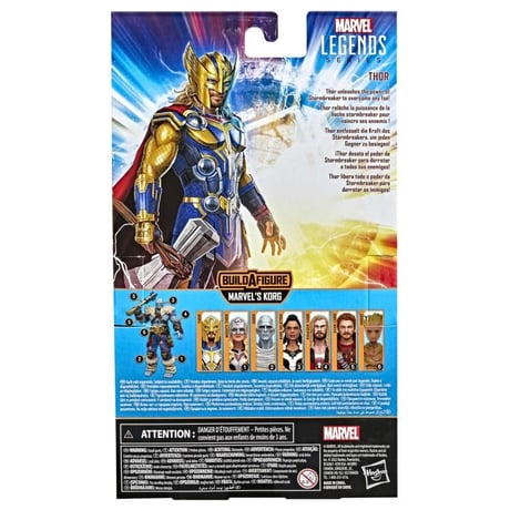 【USA直輸入】MARVEL　ソー　ラブ　＆　サンダー　マイティー　　６インチ　アクションフィギュア　レジェンド 　マーベル　ＭＣＵ