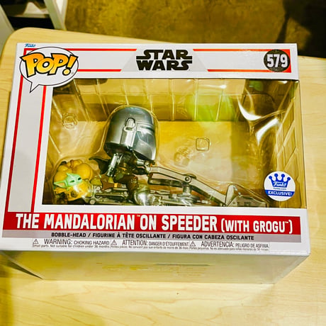 【USA直輸入】　 POP! Rides　STARWARS　マンダロリアン　グローグ　スピーダー　579　フィギュア　ファンコ FUNKO ディズニー 　スターウォーズ　ライド　ディン　ジャリン