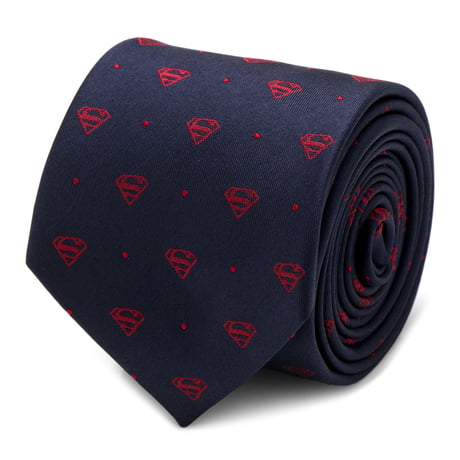 【USA直輸入】DC　スーパーマン 　ネクタイ　シルク　cufflinks　カフリンクス　super man　アパレル　スーツ