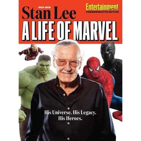 【USA直輸入】MARVEL　Stan Lee: A Life of Marvel　スタンリー　雑誌　本　週刊誌　Entertainment Weekly　アベンジャーズ　スタン　リー