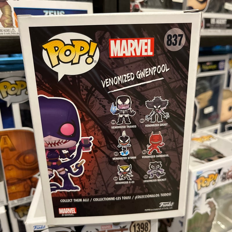 AUS直輸入】POP! MARVEL ヴェノム グエンプール 837 限定品 FUNKO