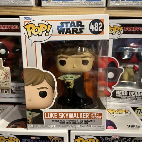 ※ご予約商品【USA直輸入】POP!　STAR WARS　ルーク　スカイウォーカー　グロッグ　482　フィギュア　ファンコ　ディズニー 　スターウォーズ　ジェダイ　フォース  　ベイビーヨーダ
