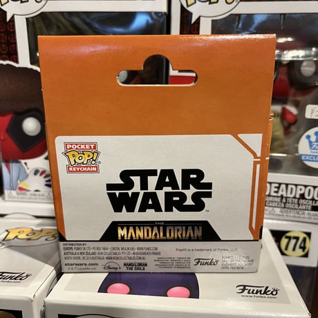 【USA直輸入】ポケットPOP!　キーチェーン　STAR WARS　マンダロリアン　ベイビーヨーダ　お茶　キーホルダー　ＦＵＮＫＯ　ディズニー 　スターウォーズ　グローグー　ジェダイ　フォース