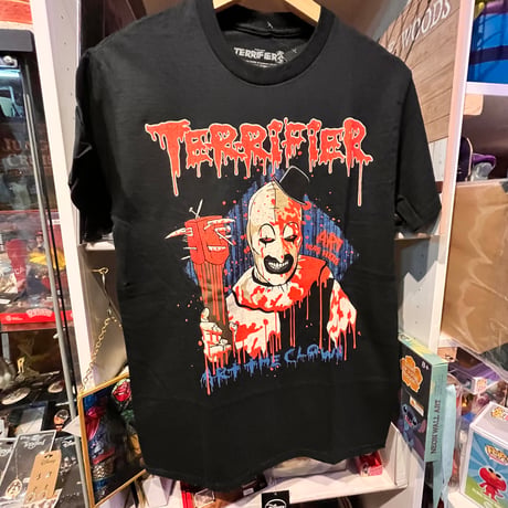 【USA直輸入】　TERRIFIER　テリファー　アート　ザ　クラウン　ツアー　バックプリント　Tシャツ　Sサイズ　映画　ムービー　ホラー　殺人鬼　シリアルキラー　ピエロ　アートザクラウン