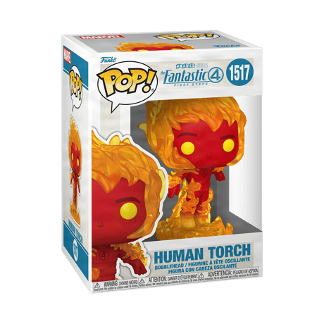 【USA直輸入】　POP！ MARVEL　ファンタスティック　フォー　ヒューマントーチ　1517　ポップ　フィギュア　FUNKO　ファンコ　マーベル　ファーストステップ