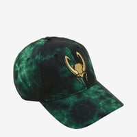 【USA直輸入】MARVEL ロキ　タイダイ　キャップ　　ダッド キャップ　帽子　ハット　アジャスター付き　マーベル　LOKI 　マイティ　ソー