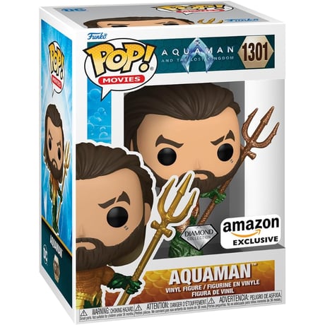 【USA直輸入】POP！ DC　アクアマン グリッター 1301　ダイヤモンド　限定　ポップ　フィギュア　FUNKO　ファンコ　DCコミックス　Aquaman　ジェイソン　モモア