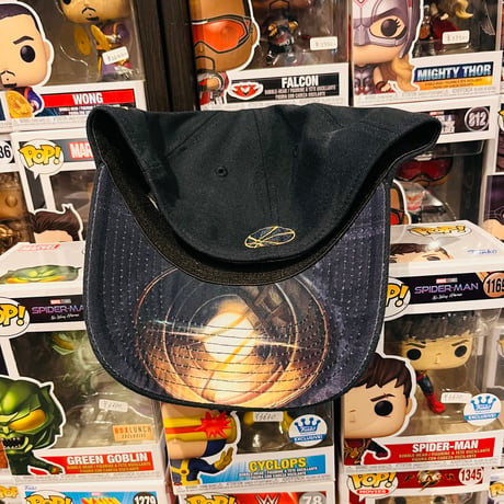【USA直輸入】MARVEL　ドクターストレンジ　ロゴ　キャップ 39Thirty Fitted　ニューエラ　NEWERA　ベースボールキャップ　帽子　マーベル　サンクタム　カンバーバッチ　アガモット