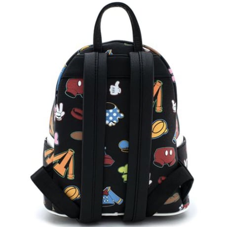 【USA直輸入】DISNEY　 ミニ　バックパック　ようふく　パターン　リュック　ディズニー　バッグ　ラウンジフライ　loungefly　ミッキー　ミニー　グーフィー　ドナルド