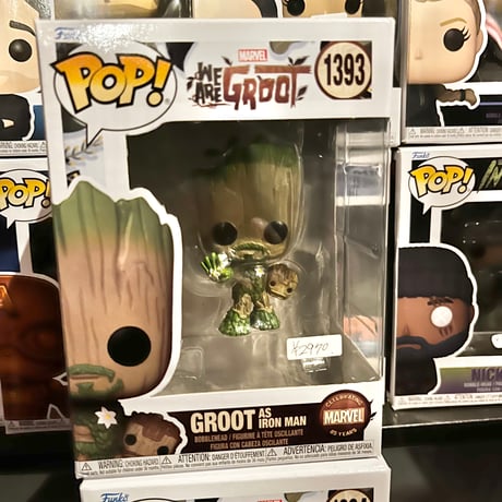 【USA直輸入】POP!　MARVEL　グルート　WA　ARE　GROOT　アイアンマン　1393 FUNKO　ファンコ　GROOT AS Ironman　ガーディアンズ