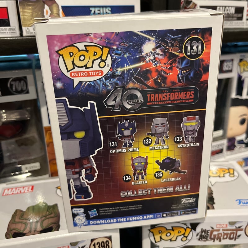 USA直輸入】POP! レトロトイズ トランスフォーマー オプティマス