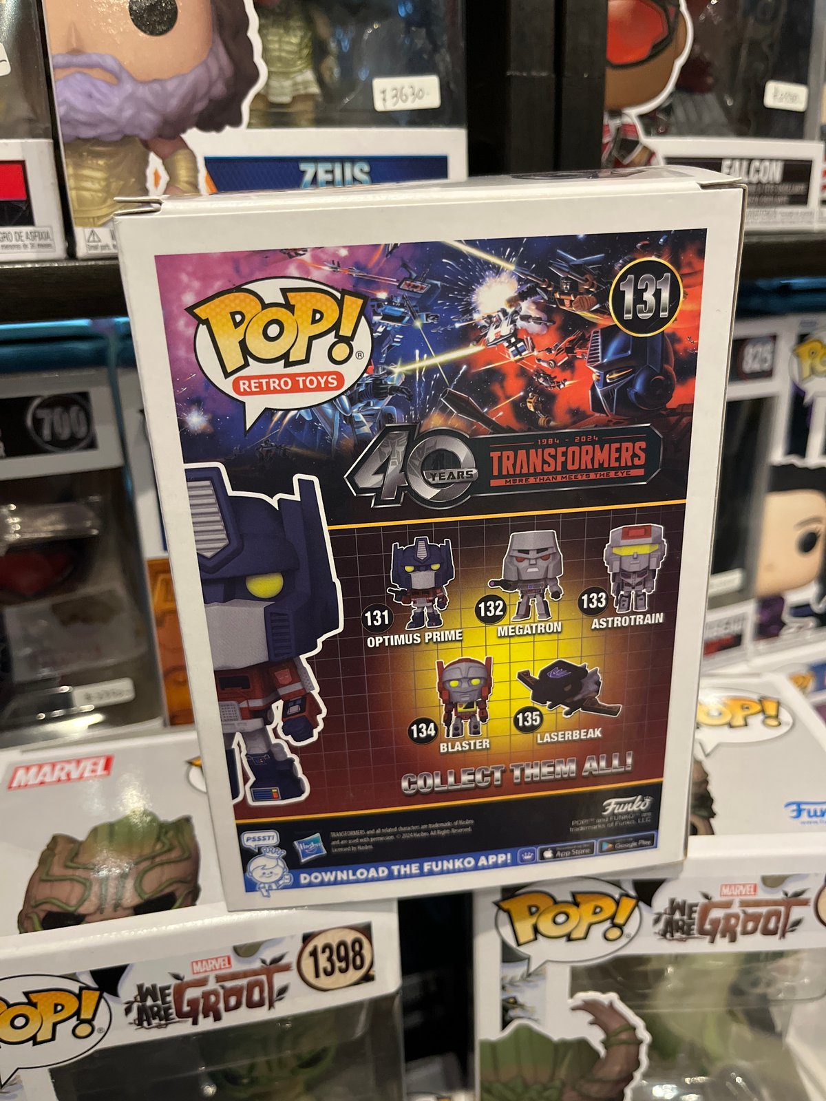 USA直輸入】POP! レトロトイズ トランスフォーマー オプティマス