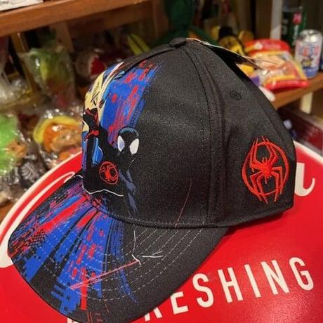 【USA直輸入】MARVEL　スパイダーマン アクロス　ザ　スパイダーバース 　マイルズ　モラレス　キャップ 　スナップバック　　帽子　マーベル　spider man verse