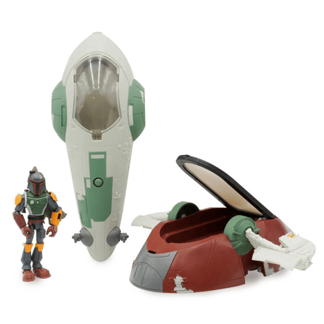 【USA直輸入】STARWARS　スターウォーズ　TOYBOX　トイボックス　スレーヴワン ＆ ボバフェット　ライトとサウンド付き　アクションフィギュア プレイセット　スレーブ・ワン　ボバ・フェット