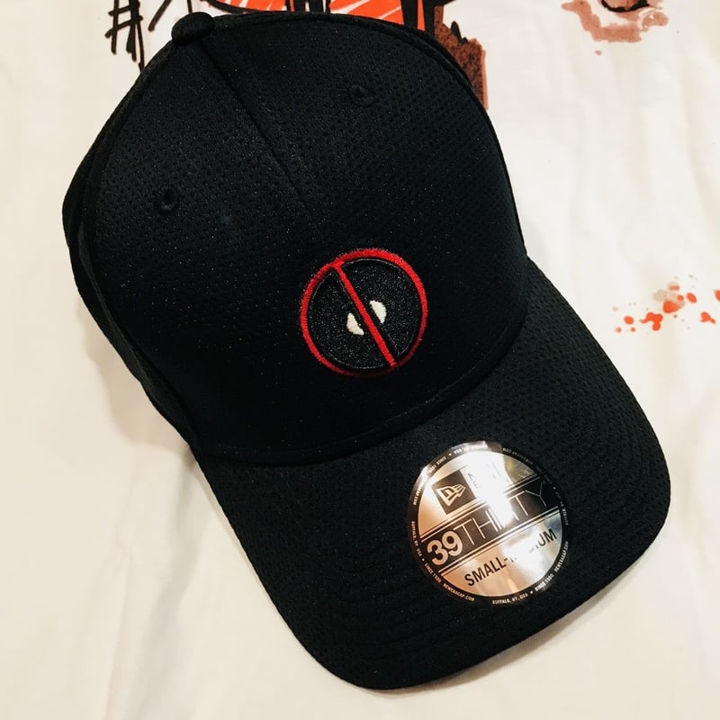 USA直輸入】MARVEL デッドプール ロゴ キャップ 39Thirty Fitted ニ