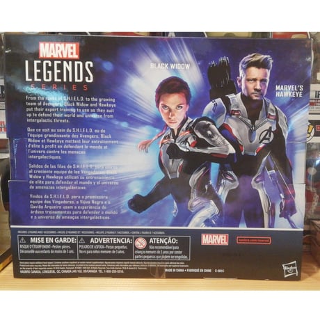 【USA直輸入】MARVEL　マーベル レジェンド シリーズ　ブラックウィドウ ＆ ホークアイ　アベンジャーズ　インフィニティウォー　6インチ アクション　フィギュア　Legends　アイアンマン