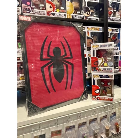 【USA直輸入】MARVEL　スパイダーマン　Spider-Man　マーベル　ピーターパーカー　壁掛け　額縁アート