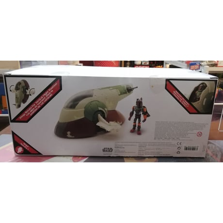 【USA直輸入】STARWARS　スターウォーズ　TOYBOX　トイボックス　スレーヴワン ＆ ボバフェット　ライトとサウンド付き　アクションフィギュア プレイセット　スレーブ・ワン　ボバ・フェット