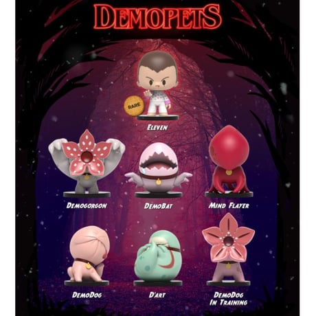 【USA直輸入】　NETFLIX　ストレンジャーシングス 　デモペット　フィギュア　ミステリーボックス  海外ドラマ　stranger things  マイティジャックス　ソフビ　デモゴルゴン