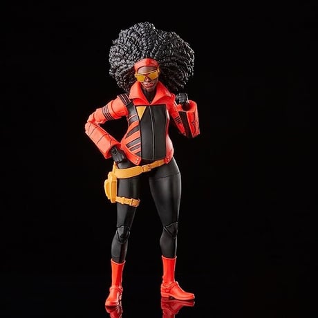 【USA直輸入】レジェンド　MARVEL　スパイダーマン アクロス ザ スパイダーバース 　ジェシカ　jessica drew　フィギュア　 マーベル　アクションフィギュア　パーツあり　legends