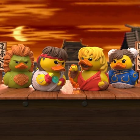 【USA直輸入】　ストリートファイターⅡ　ダルシム　コレクタブル　ダック　TUBBZ　フィギュア　ストⅡ　 CAPCOM　カプコン　あひる　GAME ラバーダック 　 ゲーム　アヒル