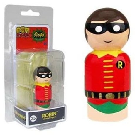 【USA直輸入】DCコミックス　Pin Mate　ピン メイト　木製 フィギュア　バットマン　クラシックＴＶシリーズ　ロビン　25　  2インチ　Pin Mates　ピンメイト　ＤＣ