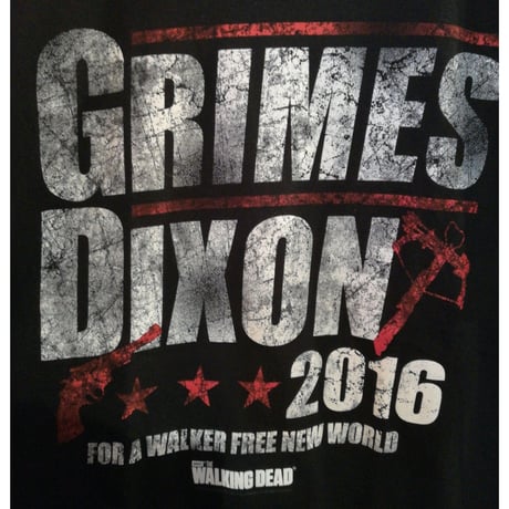 【USA直輸入】　ウォーキングデッド　グライムズ　ディクソン　 Grimes - Dixon 2016 　Ｔシャツ　海外ドラマ　amc