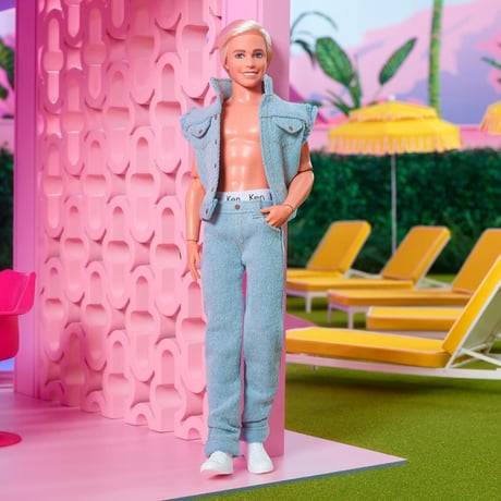 【USA直輸入】映画　barbie　バービー　ケン　Ken　デニム　人形　ドール　バービーシグネチャー  movie　ムービー　 ライアン　ゴズリング　マテル