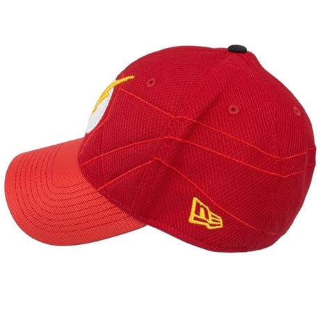 【USA直輸入】DC 　フラッシュ　フラッシュポイント　ロゴ　裏地有り　キャップ　39Thirty Fitted　ニューエラ　NEWERA　ベースボール　キャップ　帽子　DCコミックス　FLASH
