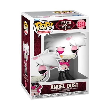 【USA直輸入】 POP!　ハズビンホテル　エンジェルダスト　2241　FUNKO　ファンコ　フィギュア　HAZBINHOTEL  アマプラ　ヘルヴァボス　ラジオデーモン 　アラスター