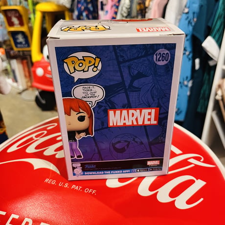 【USA直輸入】POP!　MARVEL  スパイダーマン　MJ　メリー　ジェーン　ワトソン　1260　FUNKO　ファンコ　フィギュア　マーベル　コミックス　エムジェイ