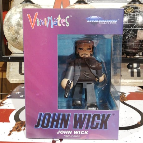 【USA直輸入】ジョン  ウィック　John Wick　ビニメイト　Vinimates　4インチ　ビニール フィギュア　ジョンウィック  　キアヌ・リーブス　 ダイアモンド セレクト トイ