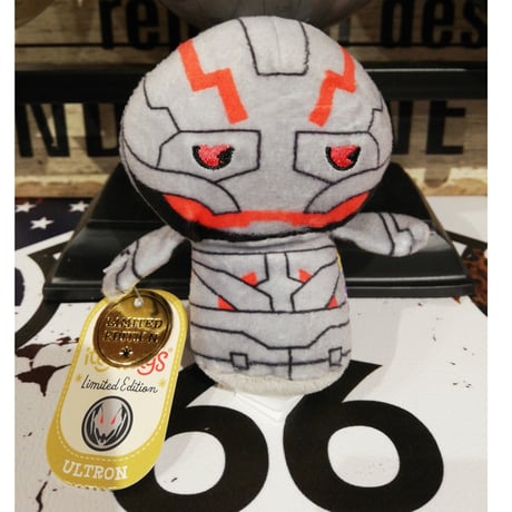 【USA直輸入・限定品】MARVEL　ウルトロン　ぬいぐるみ　ittybittys　マーベル　約10ｃｍ　hallmark　アベンジャーズ　エイジ・オブ・ウルトロン