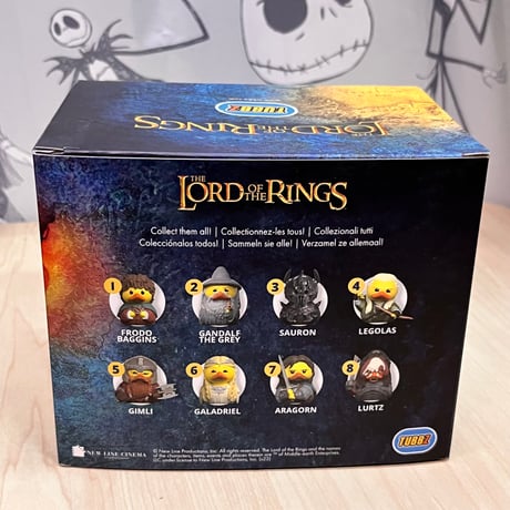 【USA直輸入】　ロードオブザリング　レゴラス　コレクタブル　ダック　TUBBZ　BOXエディション　フィギュア　映画　あひる　ラバーダック 　指輪物語  エルフ　アヒル