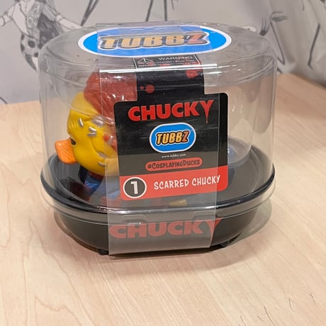 【USA直輸入】映画　チャイルドプレイ　チャッキー　コレクタブル　ダック　TUBBZ　フィギュア　あひる　ラバーダック アヒル  CHILD'S PLAY  chucky