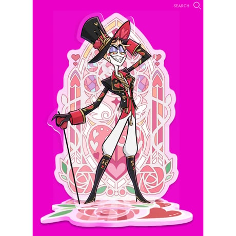 【USA直輸入】　ハズビンホテル　ルシファー　アクリルスタンド 　HAZBINHOTEL  アマプラ　ヘルヴァボス　ラジオデーモン  　アラスター  チャーリー　地獄の王　モーニングスター