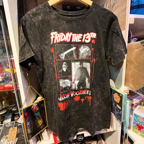 【USA直輸入】　13日の金曜日　ジェイソン　ボーヒーズ　フレーム　Tシャツ　Mサイズ　映画　ムービー　ホラー　クリスタルレイク　殺人鬼　シリアルキラー　ホッケーマスク