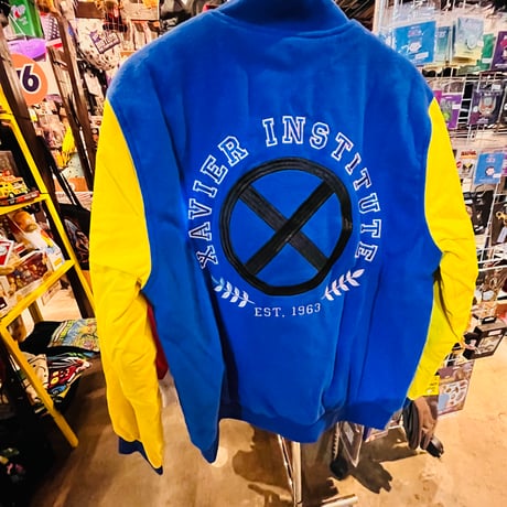 【USA直輸入】　MARVEL  X-MEN 　エックスメン　バンパー　ジャケット　アウター　長袖　マーベル　 エグゼビア高等学院　ニコラス　ホルト　ビースト