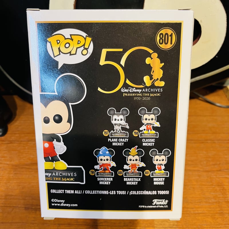 USA直輸入】POP! DISNEY ミッキーマウス 801 FUNKO ファンコ フィギ...