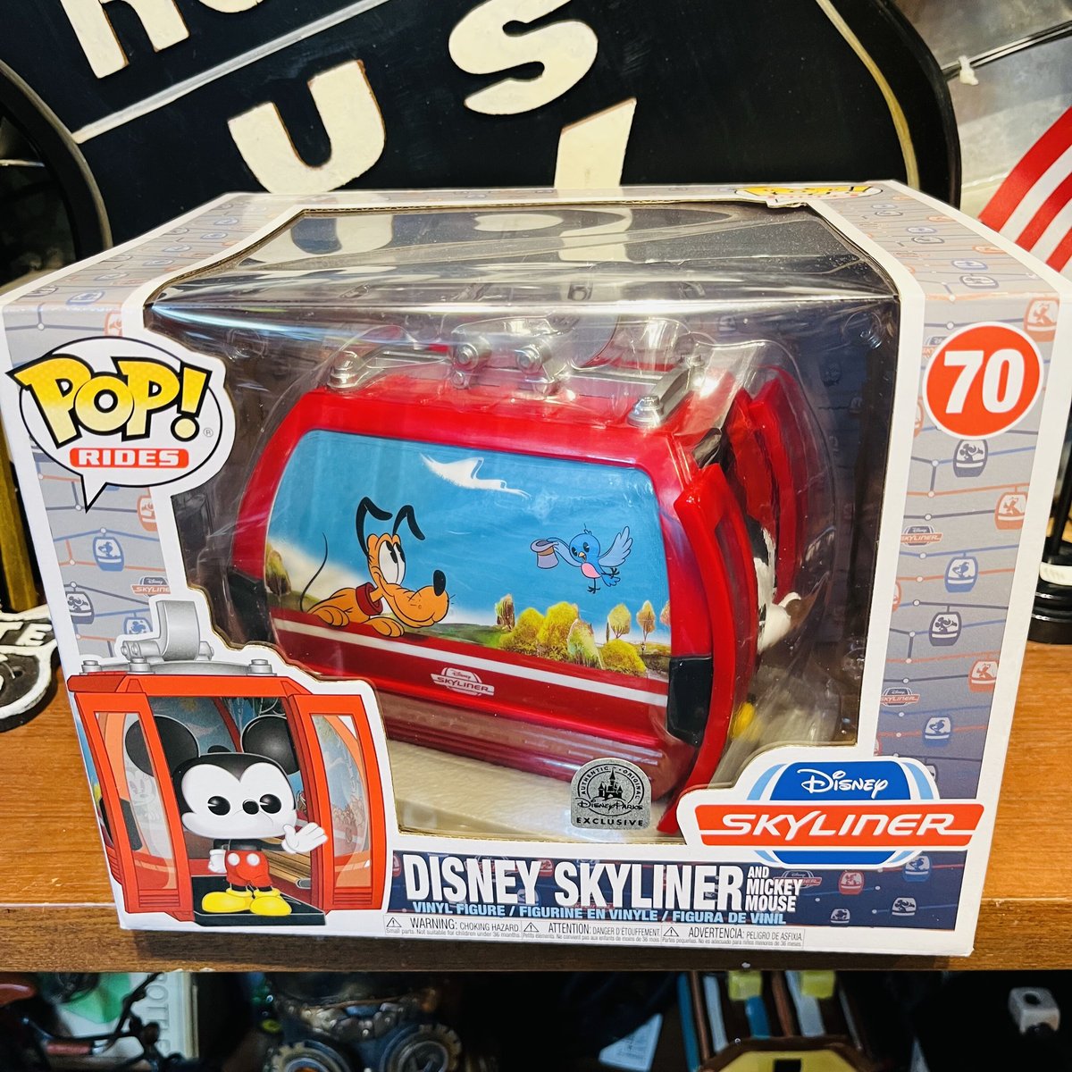 USA直輸入】 POP! Rides DISNEY スカイライナー に乗る ミッキー